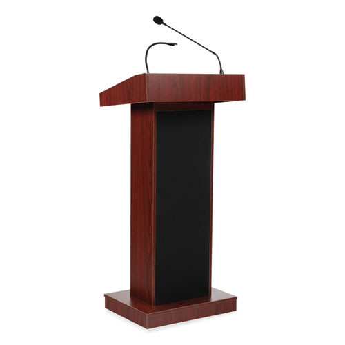 Oklahoma Sound Orator Lectern, 22 X 17 X 46, Mahogany