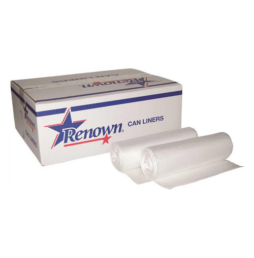 Renown 15 Gal. 22 In. X 34 In. 0.7 Mil. Low-Density Buff Trash Bags  (300-Case)