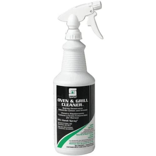 Spartan Lemon Scent Oven & Grill Cleaner, 1 Quart, 12 Per Case