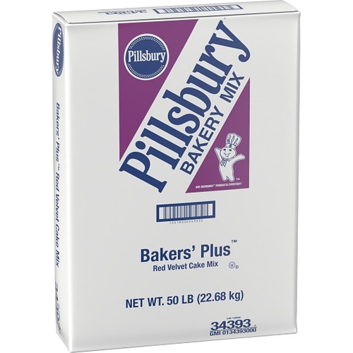 Pillsbury Red Velvet Cake Mix, 50 Pound