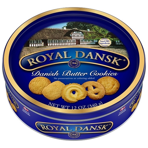 Royal Dansk Danish Butter Cookie, 12 Ounce, 12 Per Case