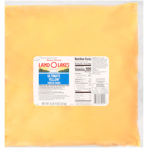 Land O Lakes Ultimate Yellow Cheese Sauce, 106 Ounce, 6 Per Case