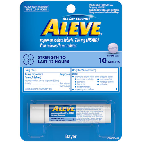 Aleve Tablets, 10 Piece, 6 Per Pack, 6 Per Case