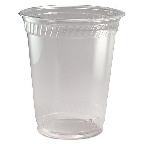 Greenware Cold Drink Cups, Squat, 12 oz to 14 oz, Sugarcane, Clear, 1,000/Carton