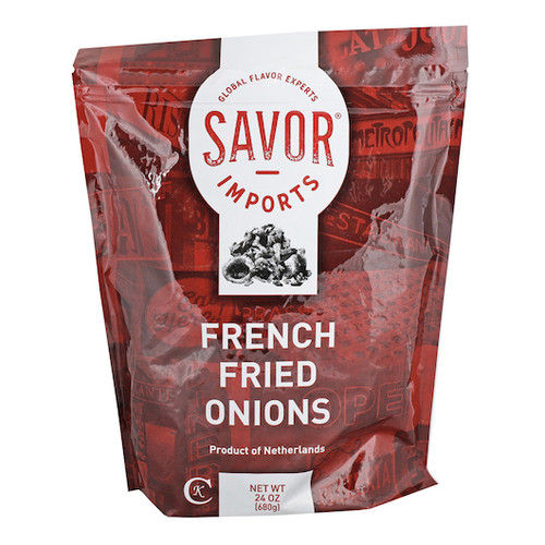 Savor Imports French Fried Onions, 24 Ounce, 6 Per Case Savor Imports French Fried Onions, 24 Ounce, 6 Per Case
