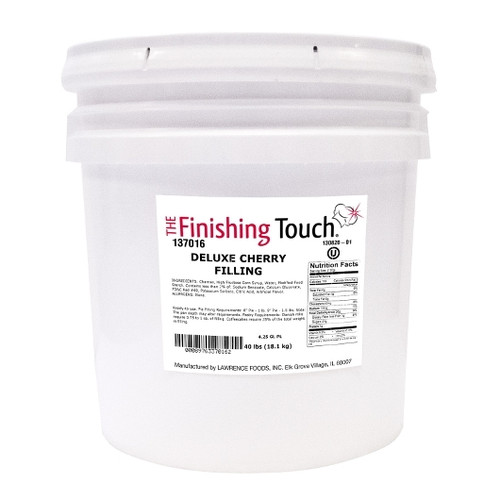 The Finishing Touch Deluxe Cherry Filling, 40 Pounds The Finishing Touch Deluxe Cherry Filling, 40 Pounds