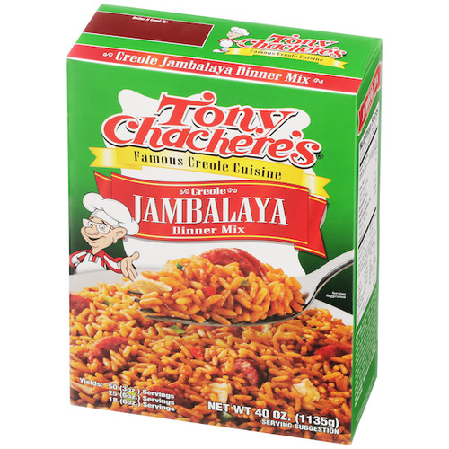 Tony Chacheres Creole Foods Jambalaya Mix, 40 Ounces, 8 Per Case Tony Chacheres Creole Foods Jambalaya Mix, 40 Ounces, 8 Per Case