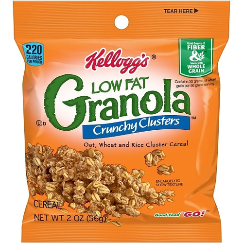 Kellogg Low Fat Granola Cereal, 2 Ounce, 48 Per Case Kellogg Low Fat Granola Cereal, 2 Ounce, 48 Per Case