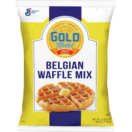 Gold Medal Belgian Waffle Mix, 60 Ounce, 8 Per Case