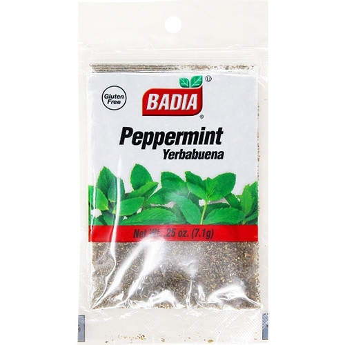 Badia Peppermint, 0.25 Ounce, 12 Per Pack, 48 Per Case