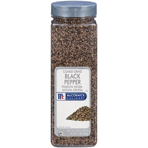 Mccormick Culinary Coarse Ground Black Pepper, 1 Pound, 6 Per Case