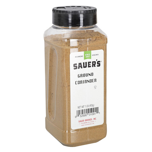 Sauer Ground Spice Coriander, 1 Pound, 6 Per Case