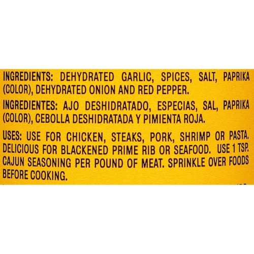 Durkee Cajun Seasoning, 22 Ounce, 6 Per Case