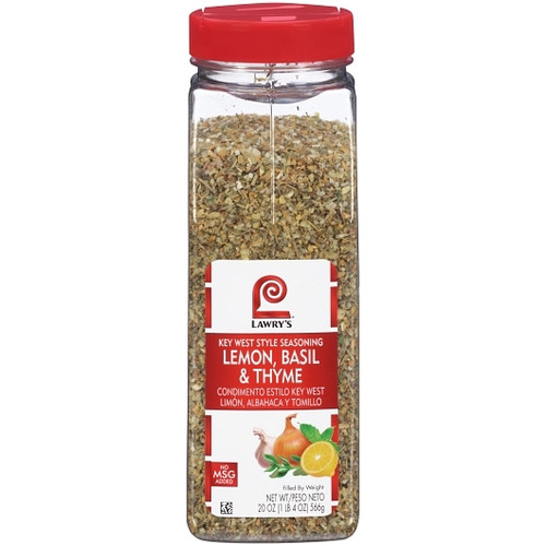 Lawry s Lemon Basil & Thyme, 20 Ounce, 6 Per Case