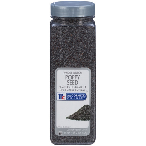 Mccormick Culinary Whole Poppy Seed Dutch, 20 Ounce, 6 Per Case