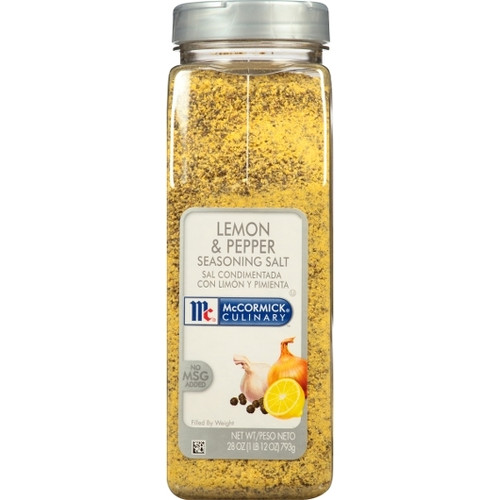 Mccormick Culinary Culinary, Lemon And Pepper Seasoning Salt, 28 Ounce, 6 Per Case