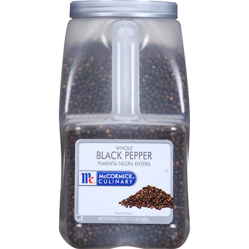 Mccormick Culinary Whole Black Pepper, 5.75 Pound, 3 Per Case