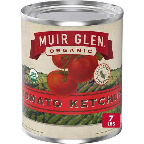 Muir Glen Organic Tomato Ketchup Bulk, 112 Ounce, 6 Per Case