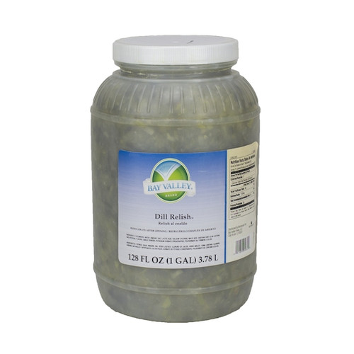 Bay Valley Dill Relish Bulk, 1 Gallon, 4 Per Case