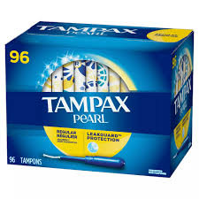 Tampax Pearl Tampons Regular/Normal, 10 Count, 10 Per Pack, 4 Per Case