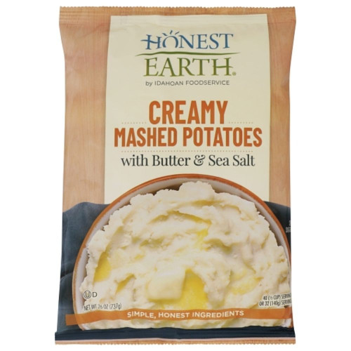 Idahoan Foods Honest Earthâ® Creamy Mashed Potates With Butter & Sea Salt