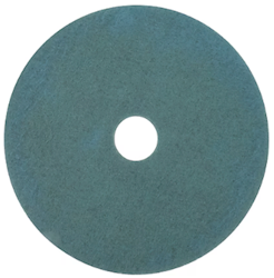 27", AQUA, BURNISHING FLOOR PADS, 3M, 5/CT