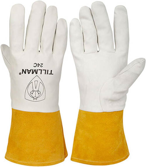 Tillman 24C Top Grain Kidskin TIG Welding Gloves - 2XL, 6 Pairs