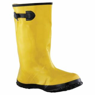 Anchor Brand Slush Boot, 17 in Overshoe, Size 9, Rubber, Hi-Vis Yellow