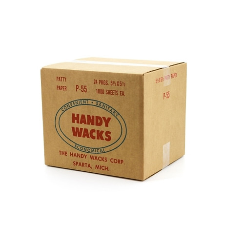 Handy Wacks 5.5X5.5 Patty Paper, 1000 Count, 24 Per Case