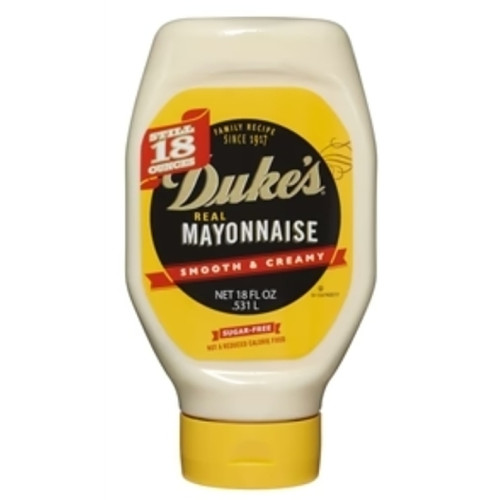 Duke's Mayonnaise Squeeze, 18 Ounce, 12 Per Case