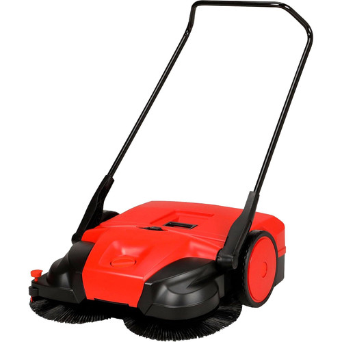 Bissell 31" Battery Powered Triple Brush Push Power Sweeper, 13.2 Gal. Capacity