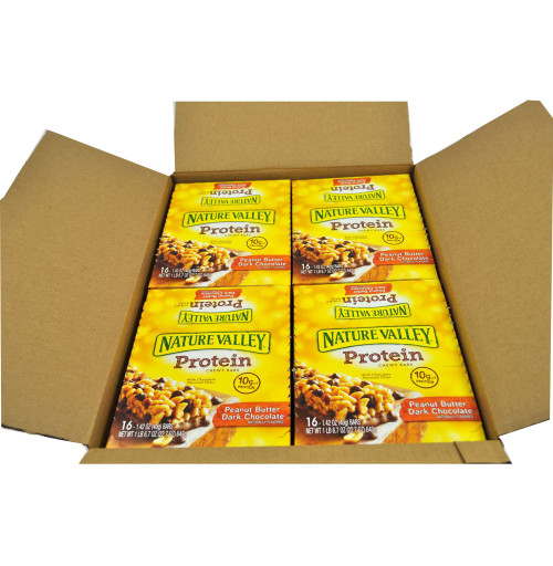 Nature Valley Chewy Protein Peanut Butter Dark Chocolate Granola