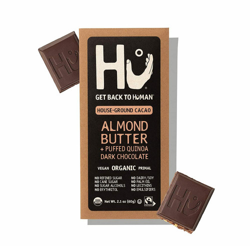 Hu Almond Butter & Puffed Quinoa Dark Chocolate Bar