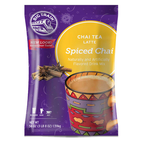 Big Train Vanilla Chai Tea Latte Mix, 3.5 Pounds (Pack of 4)