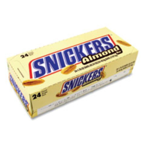 Snickers Almond Bar, 1.76 Oz Bar, 24 Bars/box