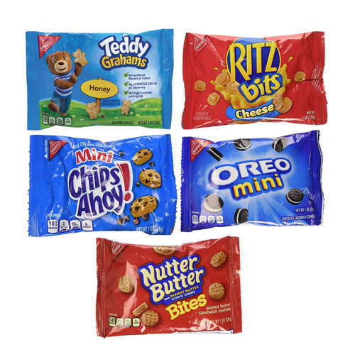 Nabisco Cookie And Cracker Classic Mix, Assorted Flavors, 1 Oz Pack, 40 Packs/Box