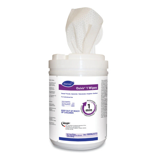 Diversey™ Oxivir 1 Wipes, 10 x 10, Characteristic Scent