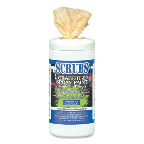 SCRUBS® Graffiti and Paint Remover Towels