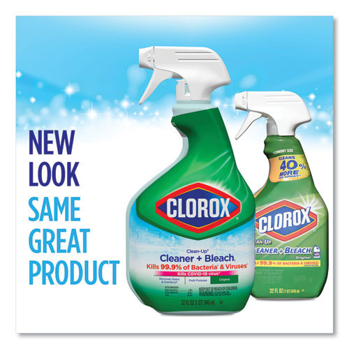 Clorox® Clean-Up Cleaner + Bleach, Original, 32 oz Spray Bottle, 9/Carton