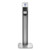 Messenger Es6 Graphite Panel Floor Stand With Dispenser, 1,200 Ml, 16.75 X 6 X 40, Graphite/silver