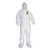 A20 Elastic Back And Ankle Hood And Boot Coveralls, 2x-large, White, 24/carton