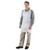 Poly Apron, White, 24 In. W X 42 In. L, One Size Fits All, 1000/carton