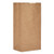 Grocery Paper Bags, 50 Lbs Capacity, #4, 5"w X 3.13"d X 9.75"h, Kraft, 500 Bags