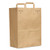 Grocery Paper Bags, Attached Handle, 30 Lbs