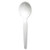 Heavyweight Polystyrene Cutlery, Soup Spoon, White, 1000/carton