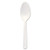 Bonus Polypropylene Cutlery, 5", Teaspoon, White