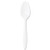 Style Setter Mediumweight Plastic Teaspoons, White, 1000/carton