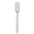 Cutlery For Cutlerease Dispensing System, Fork, 6", White, 960/carton
