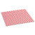 EcoCraft Grease-Resistant Paper Wraps And Liners, 12 x 12, Red Check, 1,000/Box, 5 Boxes/Carton