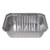 Durable Packaging Aluminum Closeable Containers, 1.5 lb Deep Oblong, 7.06 x 5.13 x 1.93, Silver, 500/Carton